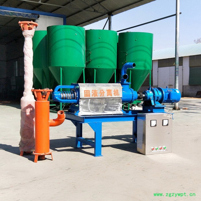 粪便固液分离机 粪便干湿脱水分离机 酒糟中药渣干湿分离机图4