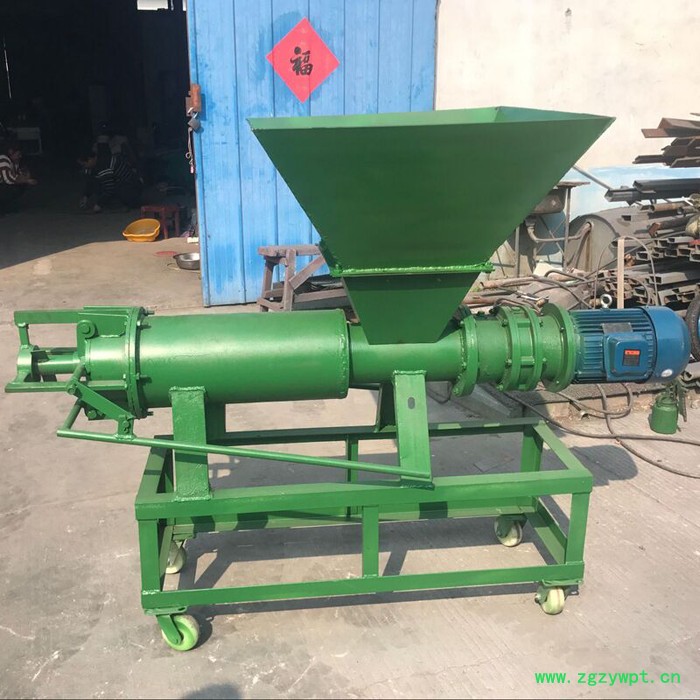 宏博 纸浆豆渣中药渣脱水挤干机剩饭脱水机养殖场环保固液分离机图6