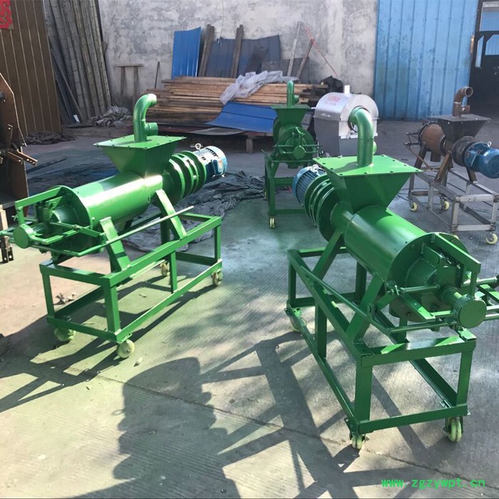 宏博 纸浆豆渣中药渣脱水挤干机剩饭脱水机养殖场环保固液分离机图3