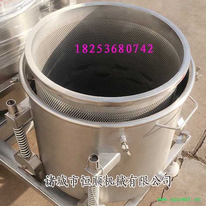 牛蒡无水发酵原浆高清过滤压榨机 银杏叶、中药草、香椿液压机 牛蒡酵素压榨机图4