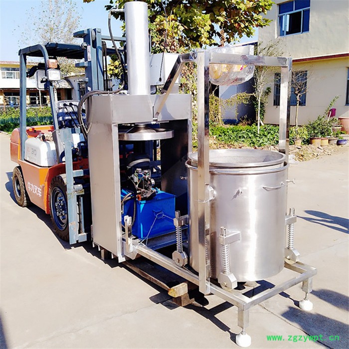 中药植物中药材药渣固液分离收汁提取压榨机  食品级不锈钢果酒压滤机图3