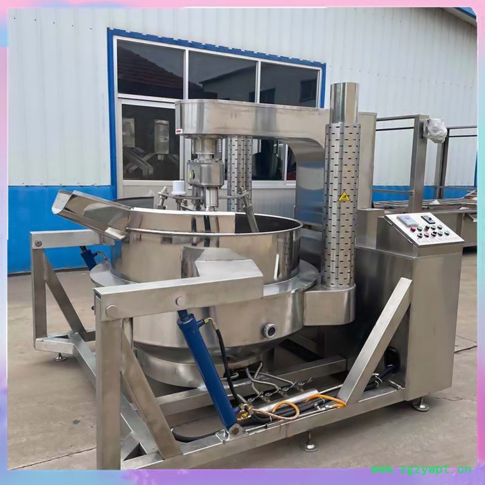 众惠100L   燃气加热全自动肉松行星炒锅 咖啡豆炒制机 中药膏熬制锅图5