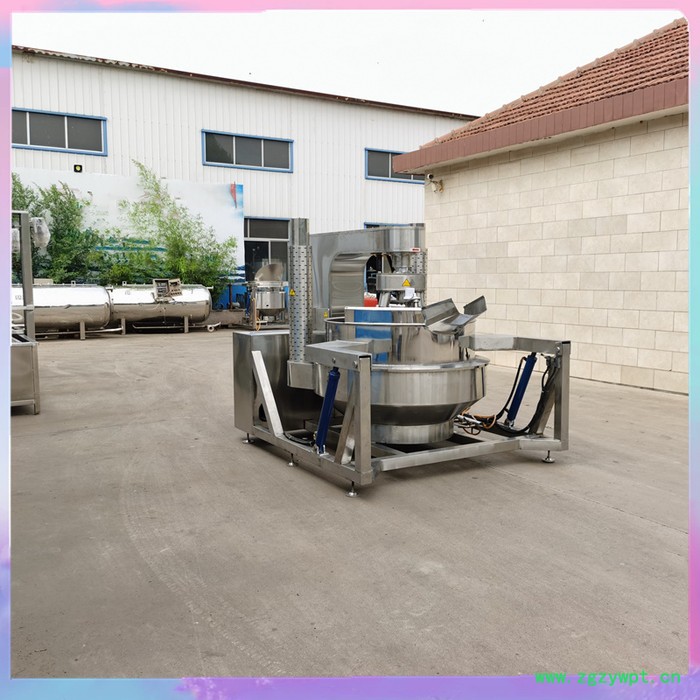 众惠100L   燃气加热全自动肉松行星炒锅 咖啡豆炒制机 中药膏熬制锅图3