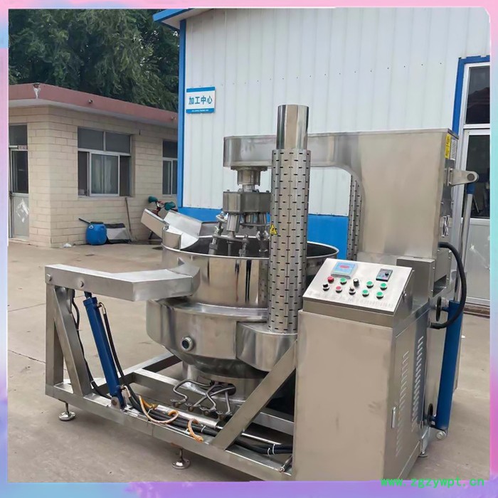 众惠100L   燃气加热全自动肉松行星炒锅 咖啡豆炒制机 中药膏熬制锅图7