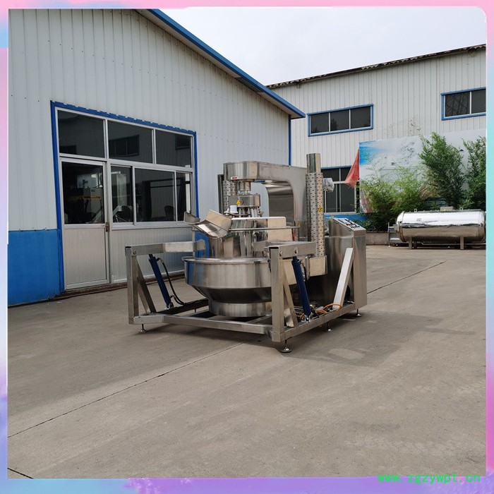 众惠100L   燃气加热全自动肉松行星炒锅 咖啡豆炒制机 中药膏熬制锅图4