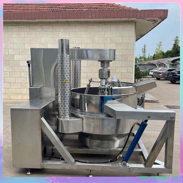 众惠100L   燃气加热全自动肉松行星炒锅 咖啡豆炒制机 中药膏熬制锅图6