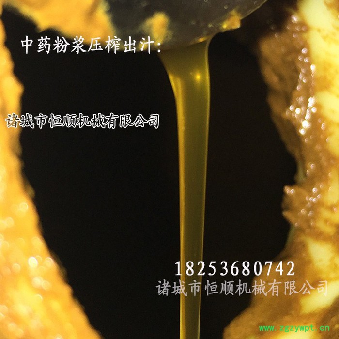 中药牛蒡酵素汁提取压榨机 牛蒡茶脱水、中药药液脱水压榨机 药泥压榨机图7