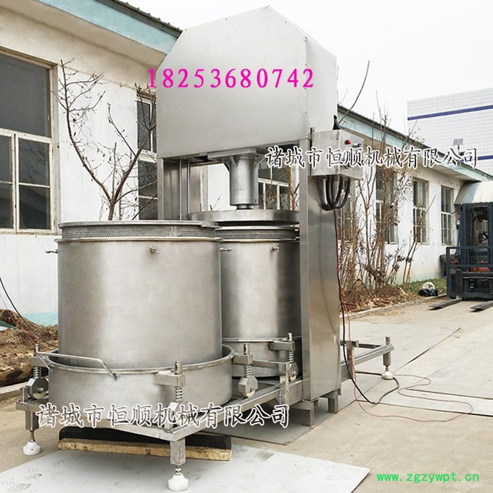 中药牛蒡酵素汁提取压榨机 牛蒡茶脱水、中药药液脱水压榨机 药泥压榨机图6