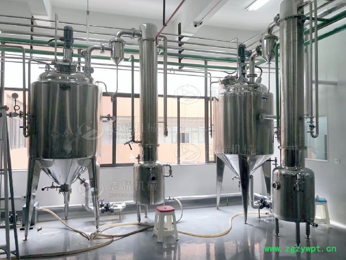 志耀机械500L 真空减压浓缩器 刮板浓缩器 真空收膏浓缩器 中药浸膏浓缩器图8