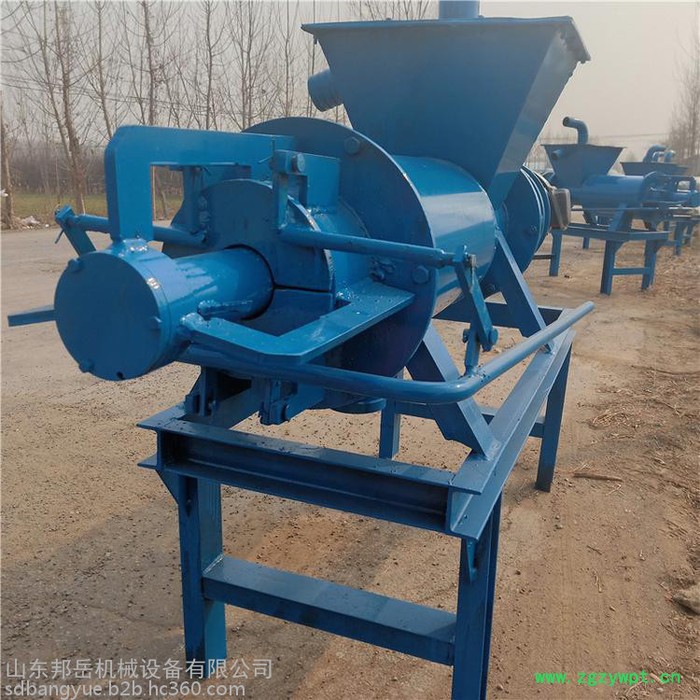 加长型200猪粪甩干机 中药渣脱水机 猪粪干湿分离机