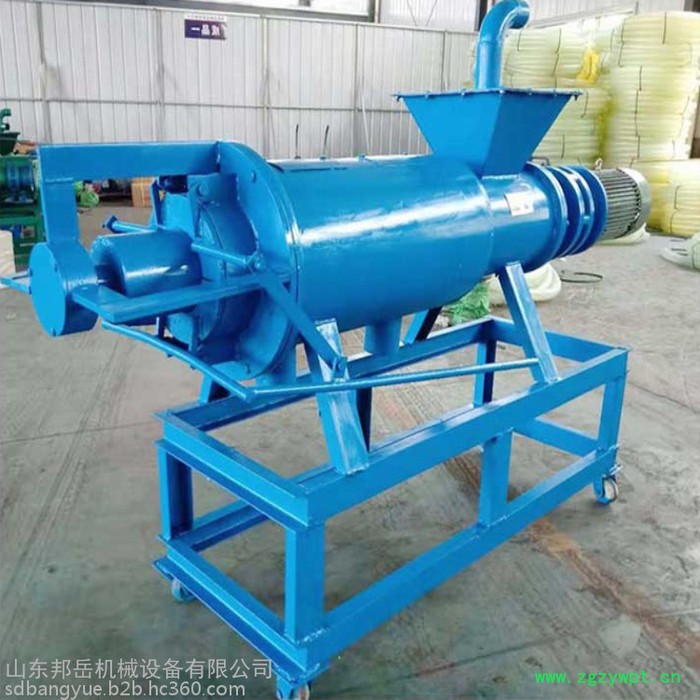 加长型200猪粪甩干机 中药渣脱水机 猪粪干湿分离机图7