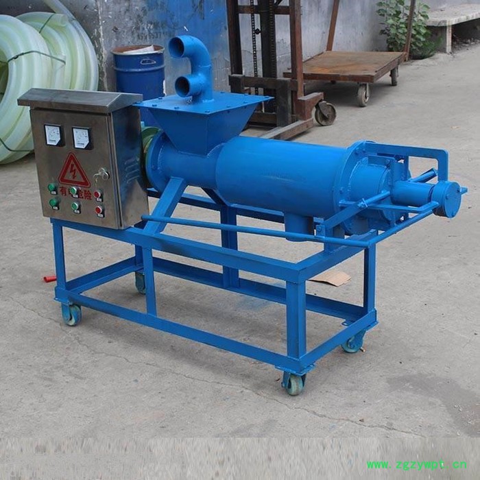 加长型200猪粪甩干机 中药渣脱水机 猪粪干湿分离机图2