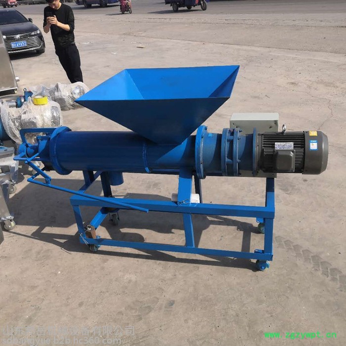 加长型200猪粪甩干机 中药渣脱水机 猪粪干湿分离机图4