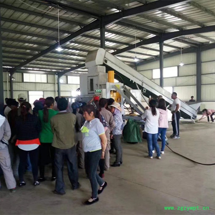 中药材棉花装袋压块机 江苏立式液压打包机 秸秆稻草 枯叶压块机图2