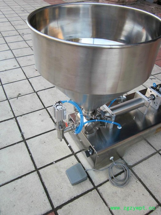 沙拉酱膏体半自动灌装机   番茄酱气动灌装机 膏体灌装机图6