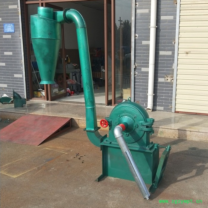 家用小型饲料粉碎机 齿盘式中药草粉碎机 益荣小型中药材粉碎机图2