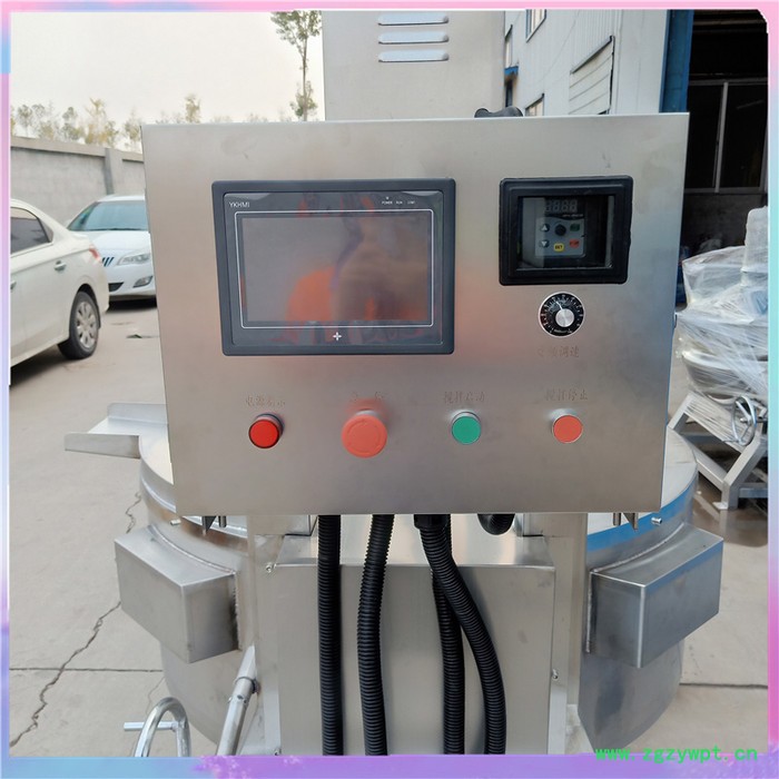 众惠100L   半自动高粘稠食品行星炒锅仿人工搅拌不糊锅辣椒爆炒机中药膏熬制锅图6