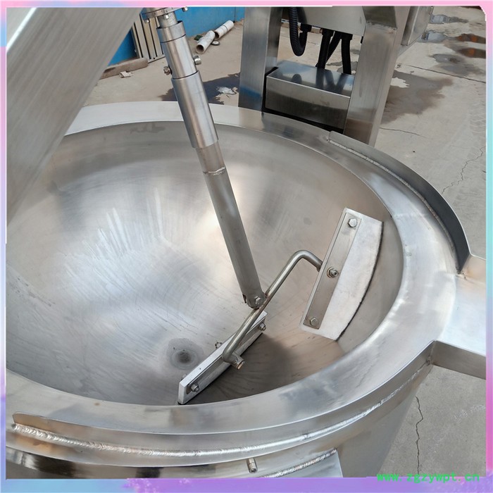 众惠100L   半自动高粘稠食品行星炒锅仿人工搅拌不糊锅辣椒爆炒机中药膏熬制锅图5