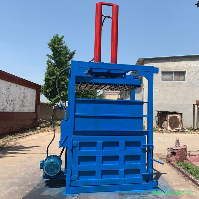 宏博 立式中药材打包机 工业立式铁桶压扁机 废纸打包机图6