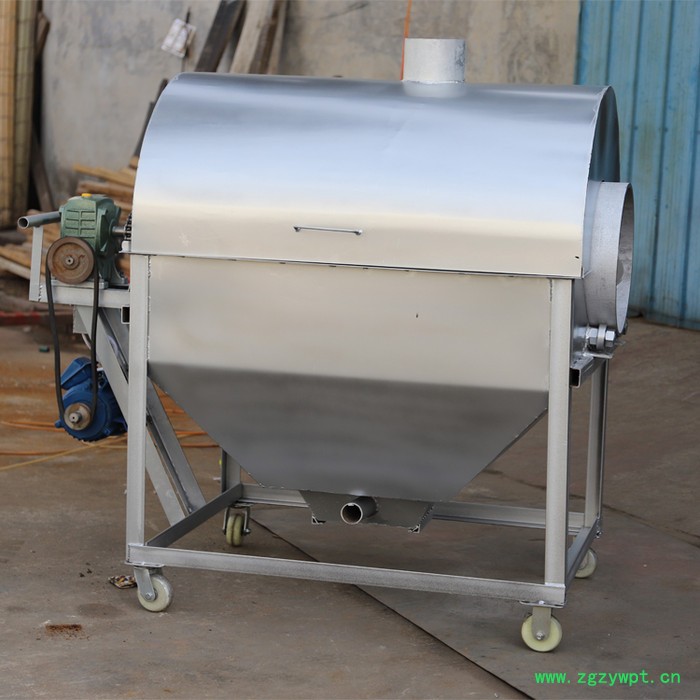 宏博 大型滚筒电加热炒料机 中药炒货机 大型不锈钢电炒货机图7