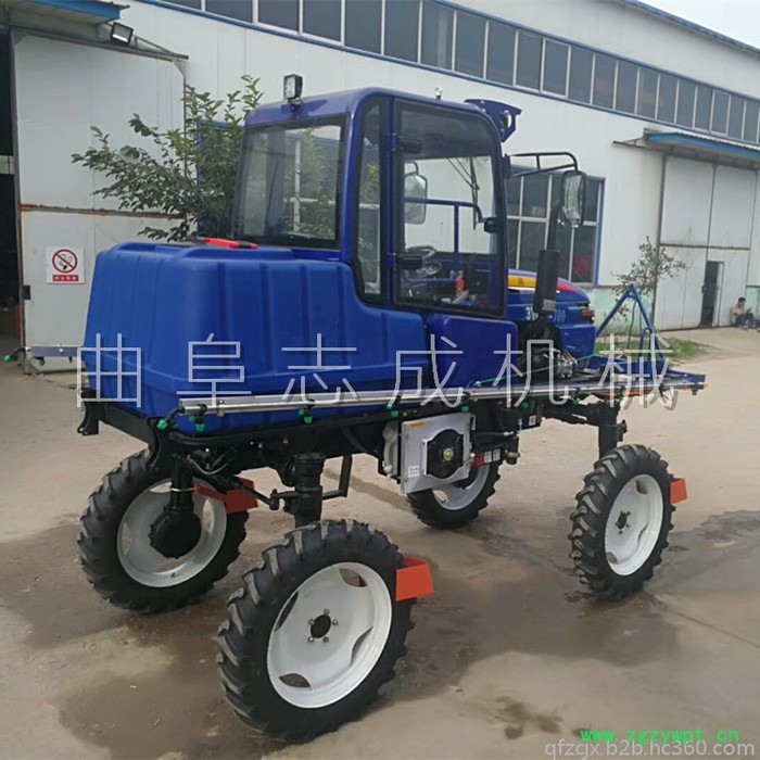 农业运苗施肥高地隙打药车蔬菜中药材柴油自走式喷雾器志成图4