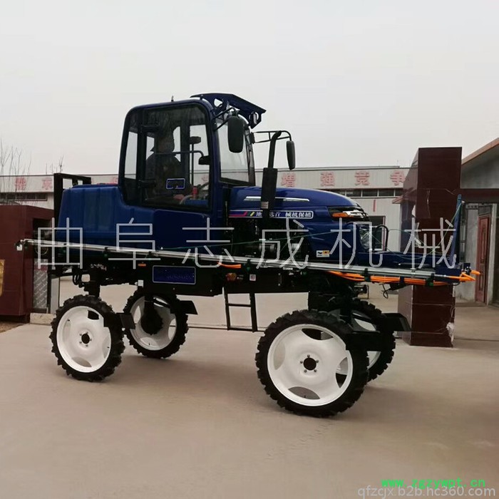 农业运苗施肥高地隙打药车蔬菜中药材柴油自走式喷雾器志成图3