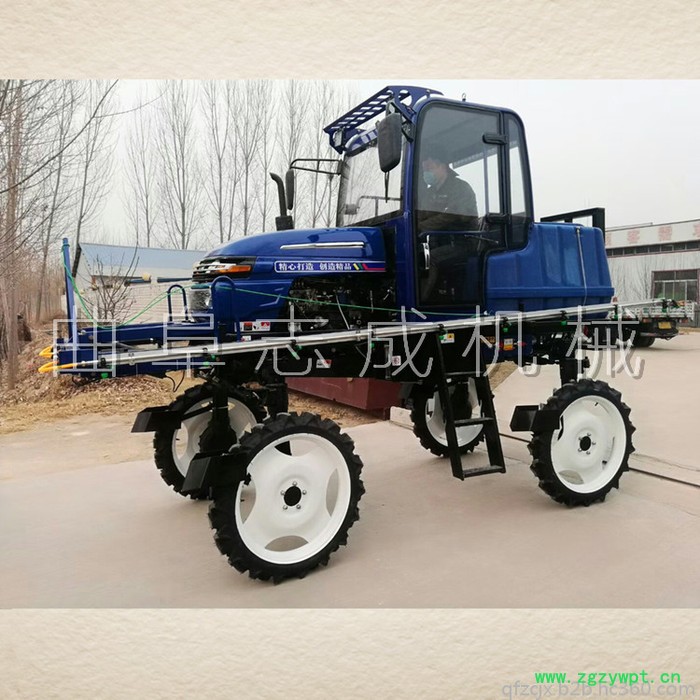 农业运苗施肥高地隙打药车蔬菜中药材柴油自走式喷雾器志成图6