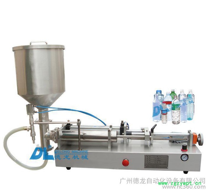 德龙气动液体灌装机 半自动粘性液体灌装机 纯气动定量液体灌装图3