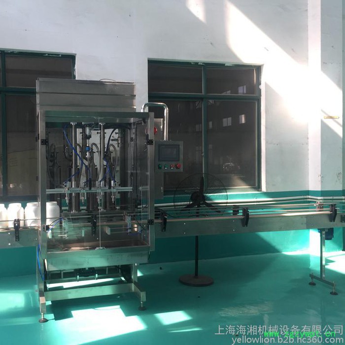 伺服灌装机液体灌装机消毒水灌装机上海海湘 厂家销售图2
