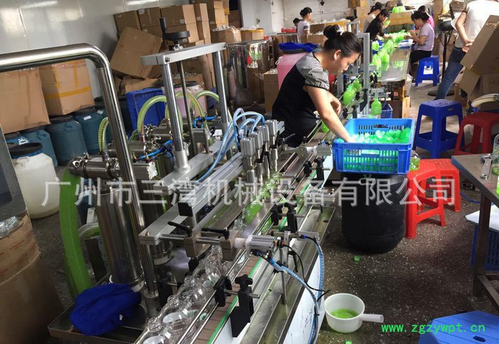 膏体灌装机 洗洁精灌装机 洗衣液洗手液灌装机 气动灌装机图2