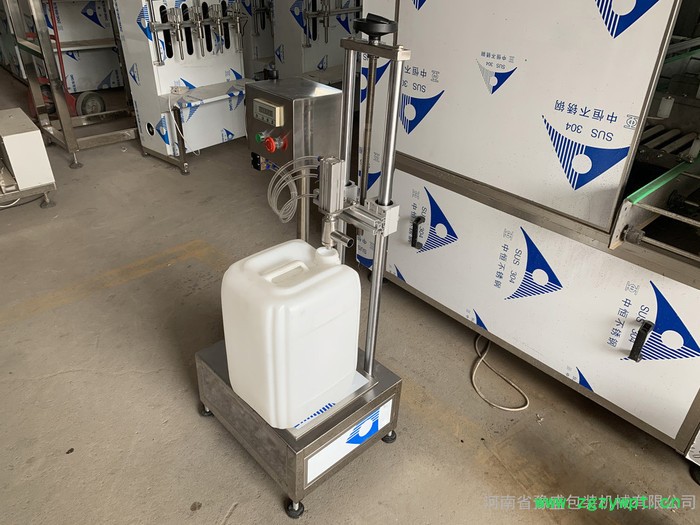 单头定量液体灌装机 自动称重液体灌装机 半自动称重式灌装机   单头简易称重式灌装机图2