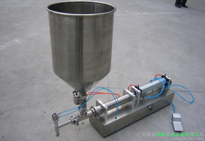 [新品上市]单头气动加热搅拌膏体灌装机 半自动气动膏体灌装机图3