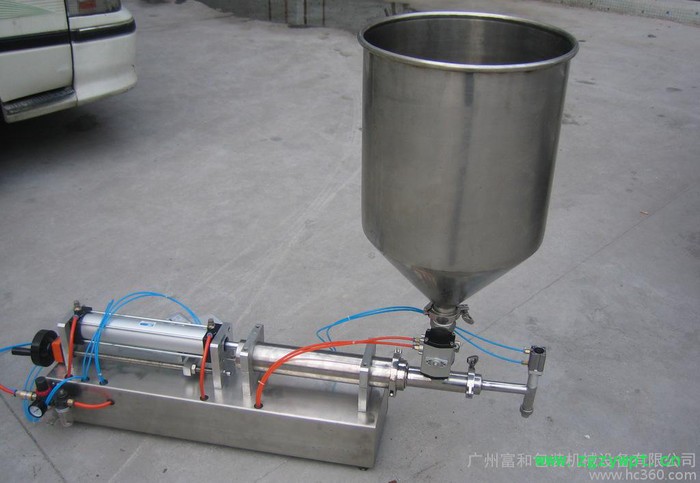 [新品上市]单头气动加热搅拌膏体灌装机 半自动气动膏体灌装机图2