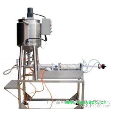 [新品上市]单头气动加热搅拌膏体灌装机 半自动气动膏体灌装机