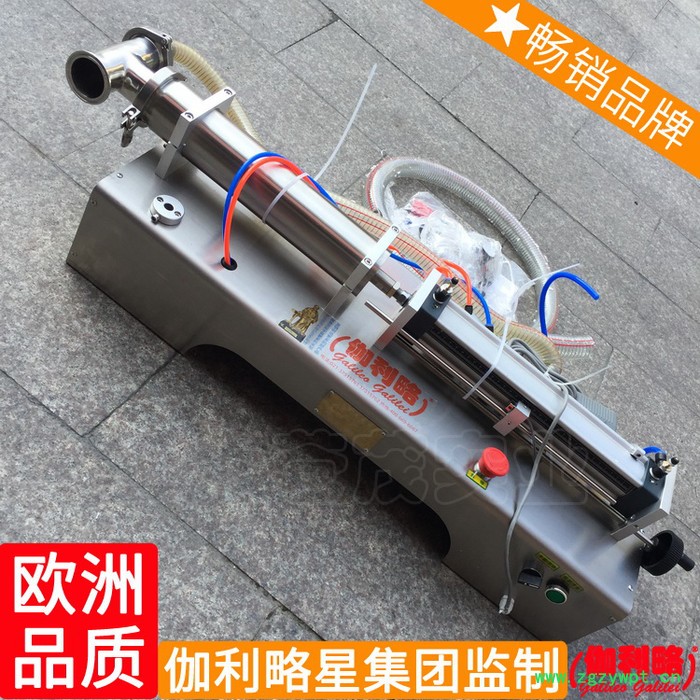 膏活塞式化妆品械灌装设备器机蜂蜜半自动气动液体灌装机图6