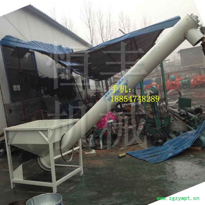 现货供应螺旋输送机 粉剂提升灌装机价格 绞龙螺旋提升机图6