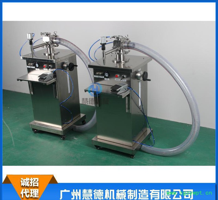 直接定制 立式转阀自吸灌装机 半自动灌装机 小型液体灌装机图2