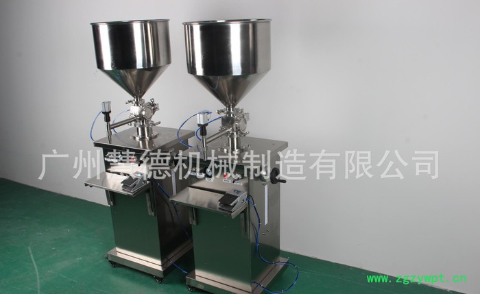 定做 液体灌装机 辣椒酱灌装机 立式转阀膏霜灌装机图2