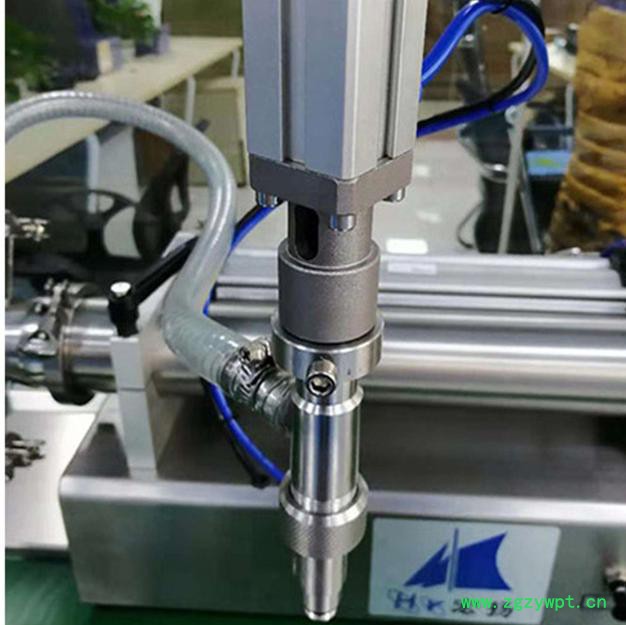 宏扬200g-2000g 半自动灌装机 半自动气动液体灌装机 瓶装灌装机图2