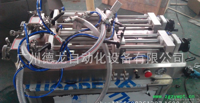 直销0-5000mL半自动膏体灌装机 双头灌装机 化妆乳灌装图2