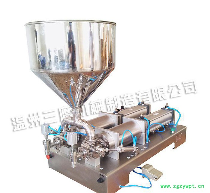 机械**促销 G2WG双头卧式气动膏体灌装机 1000-50