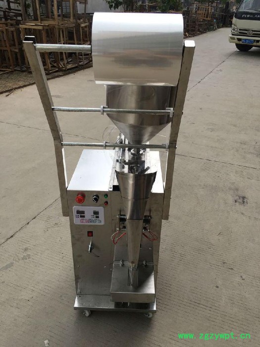 小袋四边封番茄酱酱料包装机 小袋番茄酱酱料四边封立式包装机 小型立式食品酱料液体灌装机图2