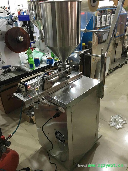 小袋四边封番茄酱酱料包装机 小袋番茄酱酱料四边封立式包装机 小型立式食品酱料液体灌装机图4