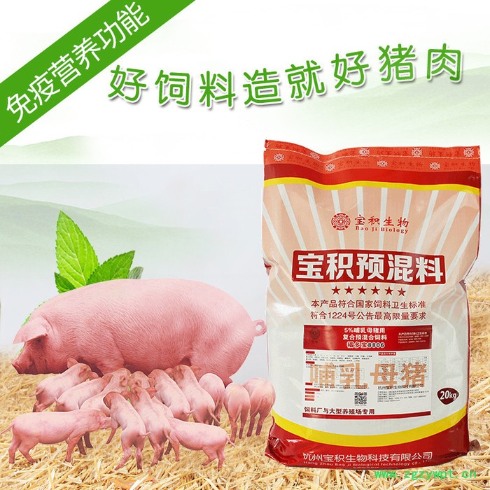 母猪预混料企业 催奶中药配方 母猪妊娠料 宝积图2