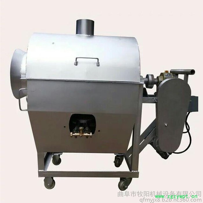 滚筒板栗炒货机五谷杂粮翻炒机电加热中药炒药机图2