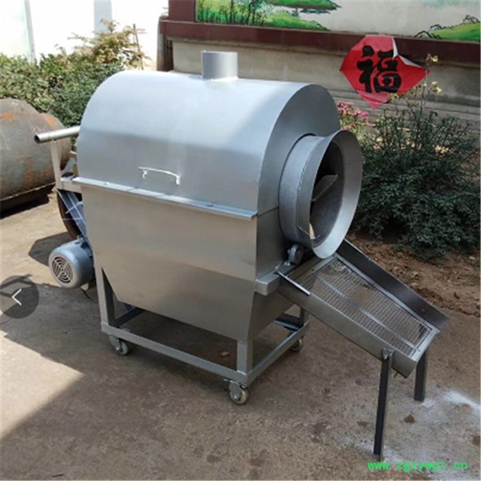 滚筒板栗炒货机五谷杂粮翻炒机电加热中药炒药机图4