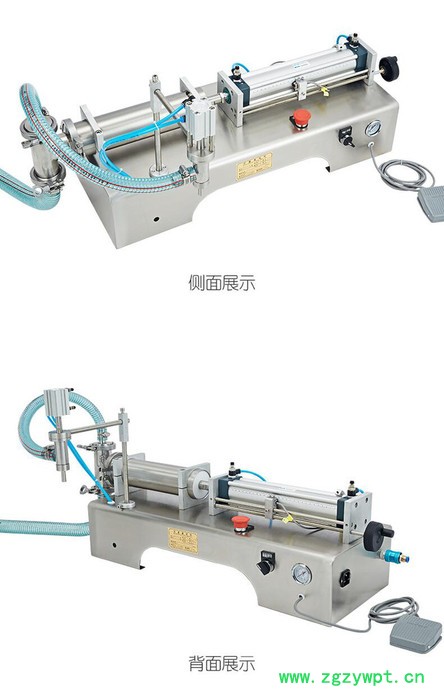 消毒洗衣液 洗手液定量灌装机 气动消毒液分装机 液体灌装机图5