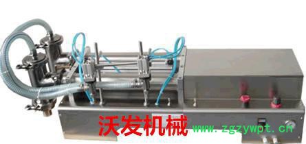 山东沃发开年让利单头卧式气动液体膏体灌装机图3