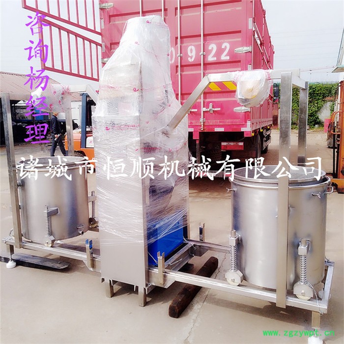 专用水果果蔬浆榨汁压榨机  芒果汁树莓固液分离压榨机  中药渣压榨机图片图4