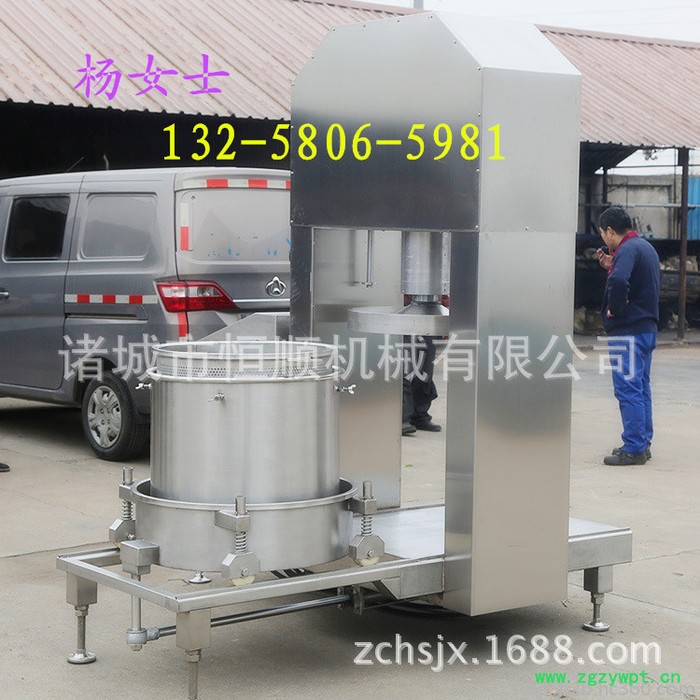专用水果果蔬浆榨汁压榨机  芒果汁树莓固液分离压榨机  中药渣压榨机图片图7